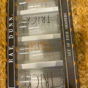Rae Dunn Halloween set 4 shooter glasses